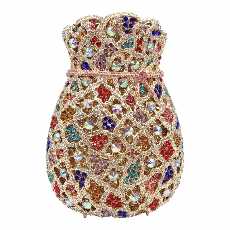 Nuevos paquetes de diamantes de cena transfronterizos europeos y estadounidenses, bolsas de dinero, bolsas de diamantes, bolsas de vestido de fiesta, bolsas de mujer