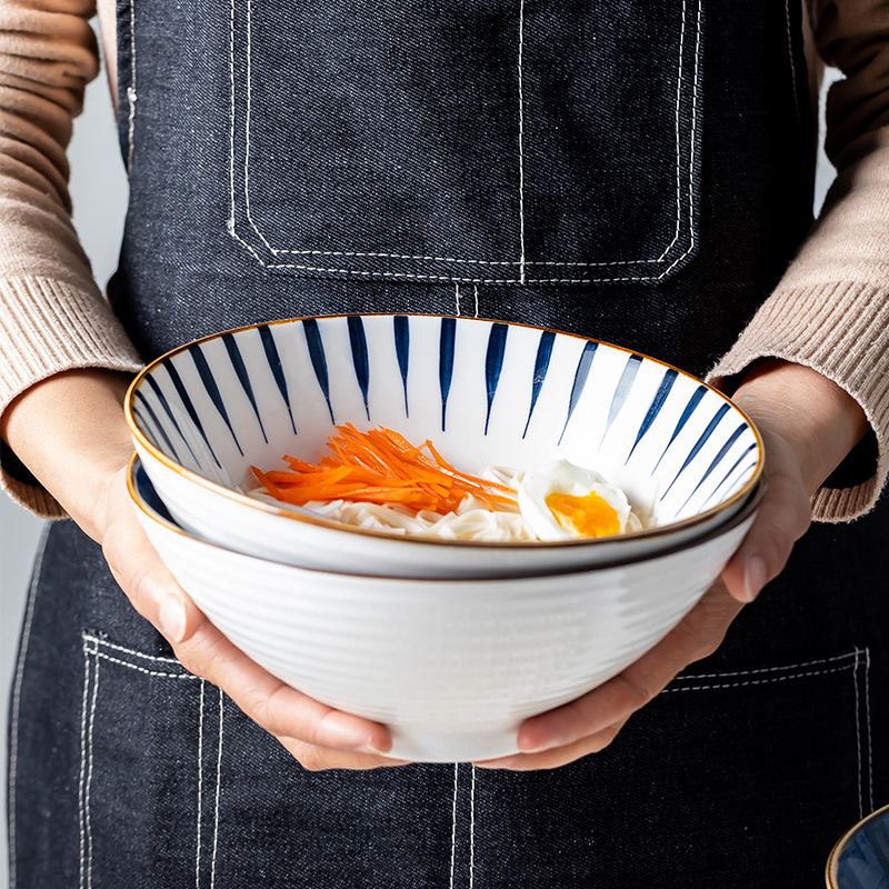 智贝主图_2日式陶瓷汤碗大号家用单个餐具面条拉面碗碟创意个