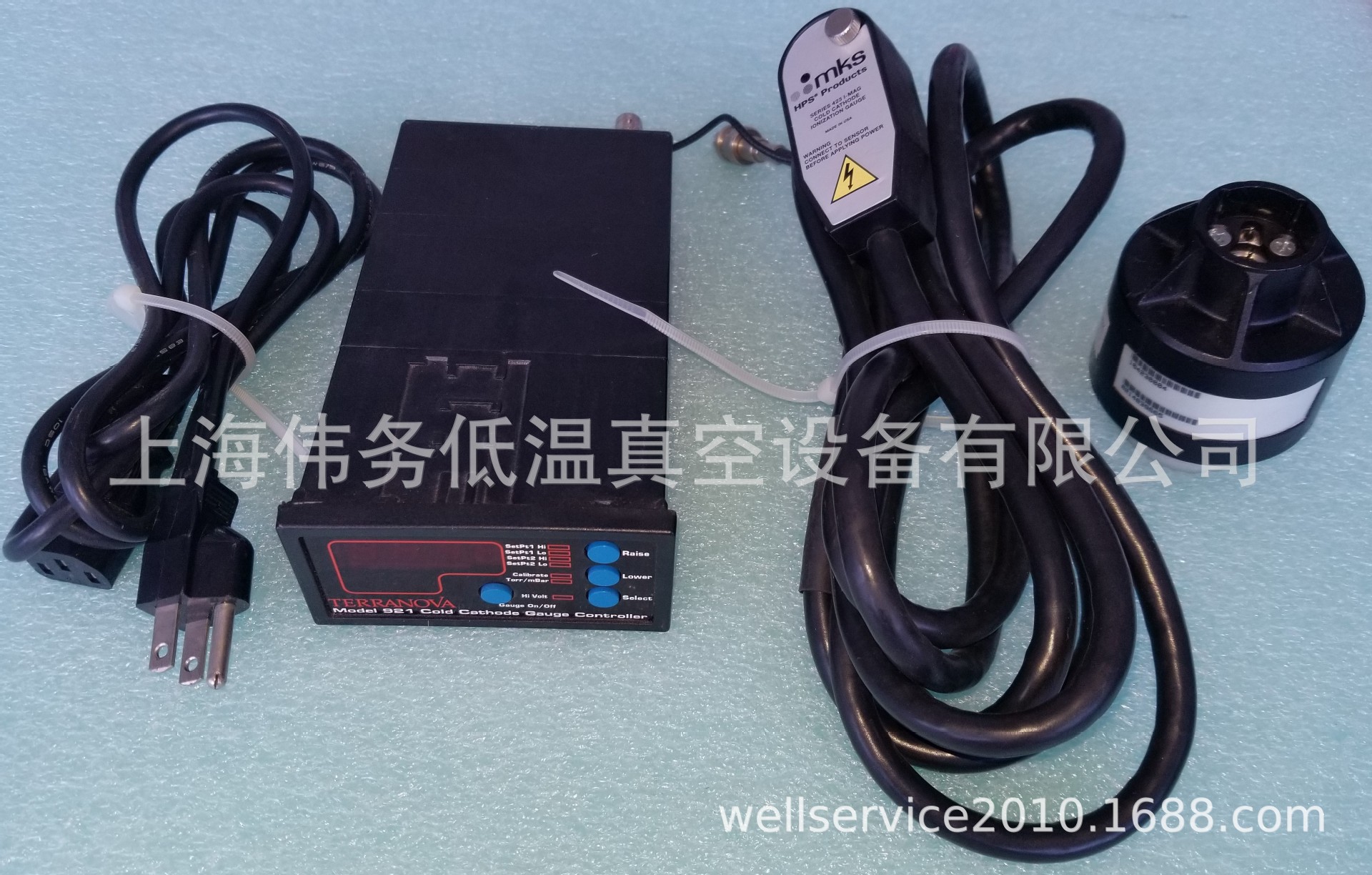 DUNIWAY COLD CATHODE GAUGE Controller Model 921 with MKS 423