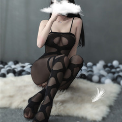 Lingerie, seductive, stockings, garter belts, winter clothing, plus-size uniform set for women