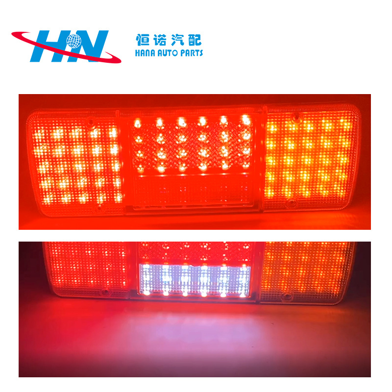 Ventas transfronterizas aplicable a la luz trasera del camión luz trasera rectangular luz trasera del remolque