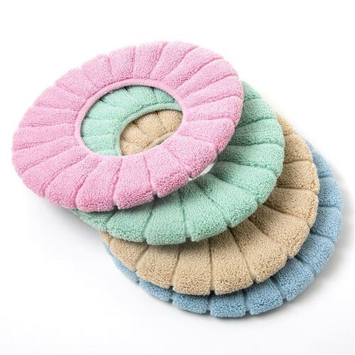 Toilet seat thin household O-type extra-large super soft toilet seat soft toilet cover pumpkin toilet seat