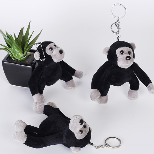猴子玩偶挂件批发新款卡通毛绒玩具公仔大猩猩礼品钥匙扣包包挂件