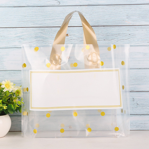 Bolsa de mano, bolsa para ropa, bolsa con logotipo impreso personalizado para ropa, bolsa de regalo, bolsa de cosméticos de plástico engrosado y duradero