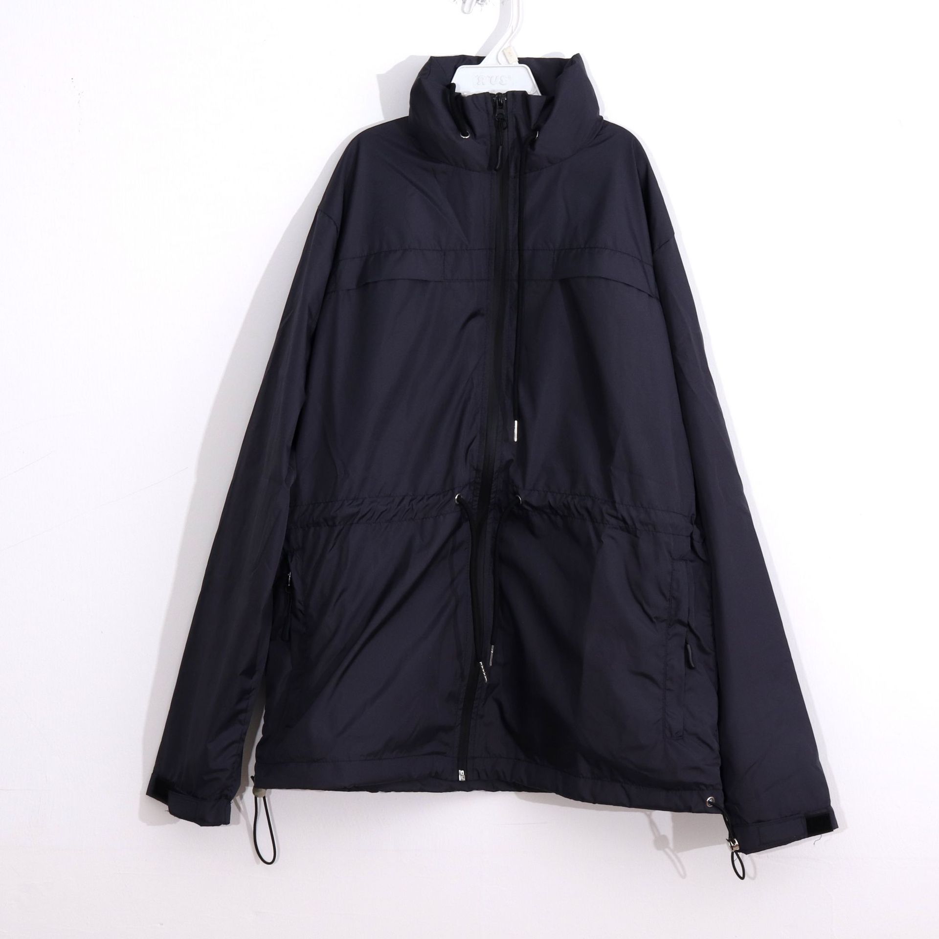 青少女学生夹克女式户外防风衣防泼水外套收纳皮肤衣连帽衫大码