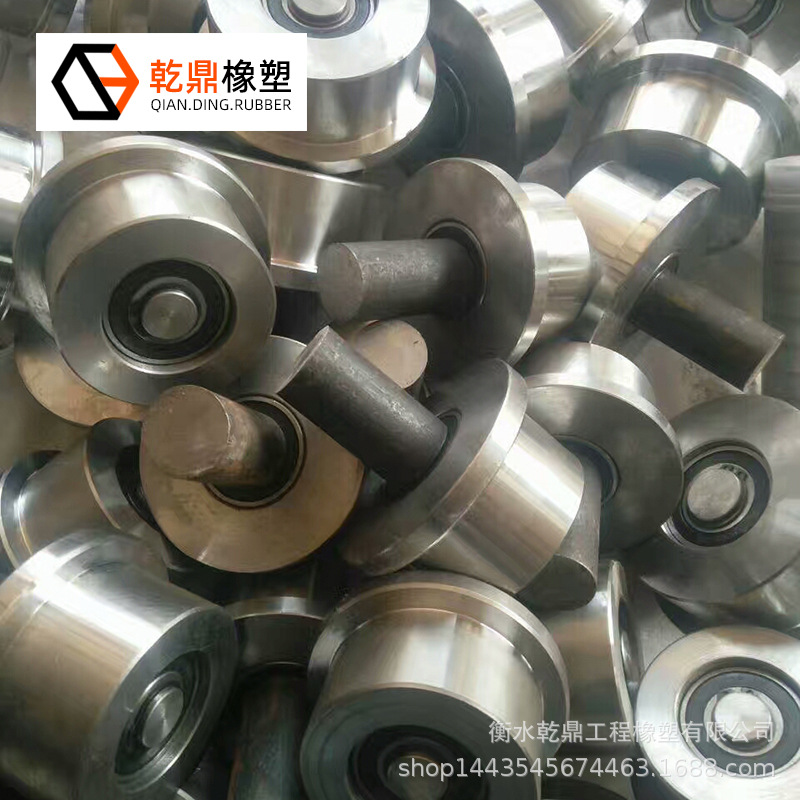 厂家供应T型铸钢轨道滑轮 H型加厚槽轮大门滑轮 推拉门滑轮