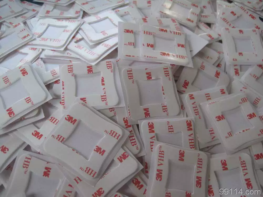 Автомобильная беспроводная зарядная подставка VHB с двусторонним съемным клеем, с красной пленкой и акриловым клеевым слоем, высокая адгезия