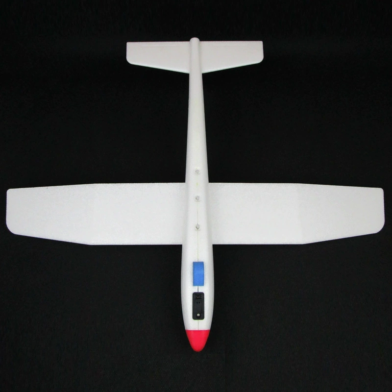 Big airplane from foam, toy, flashing light, handmade