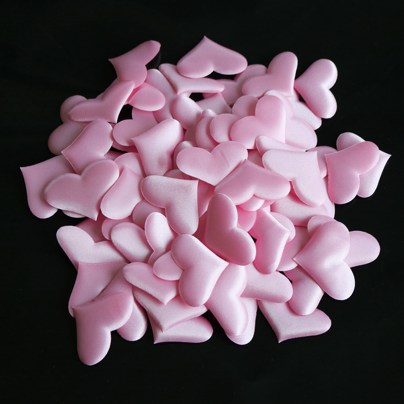 Boda boda con amor esponja mano lanzando flores boda habitación diseño melocotón corazón cama propagación pétalos creativo propagación flores 3cm1000