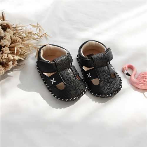 Hansheng baby sandals 0-1 years old toddler shoes summer soft sole non-slip baby shoes baby shoes 2019