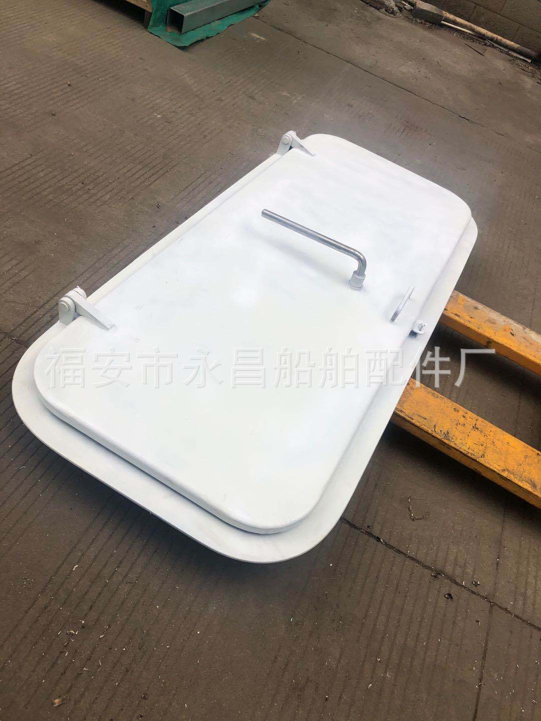 船用钢制单把手快开闭风雨密门船用舷窗舱口人孔盖