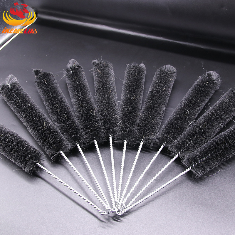 Customizable 50cm Black test tube brush nylon Cylinder Beaker brush Experimental bottles Graduate Cleaning brush