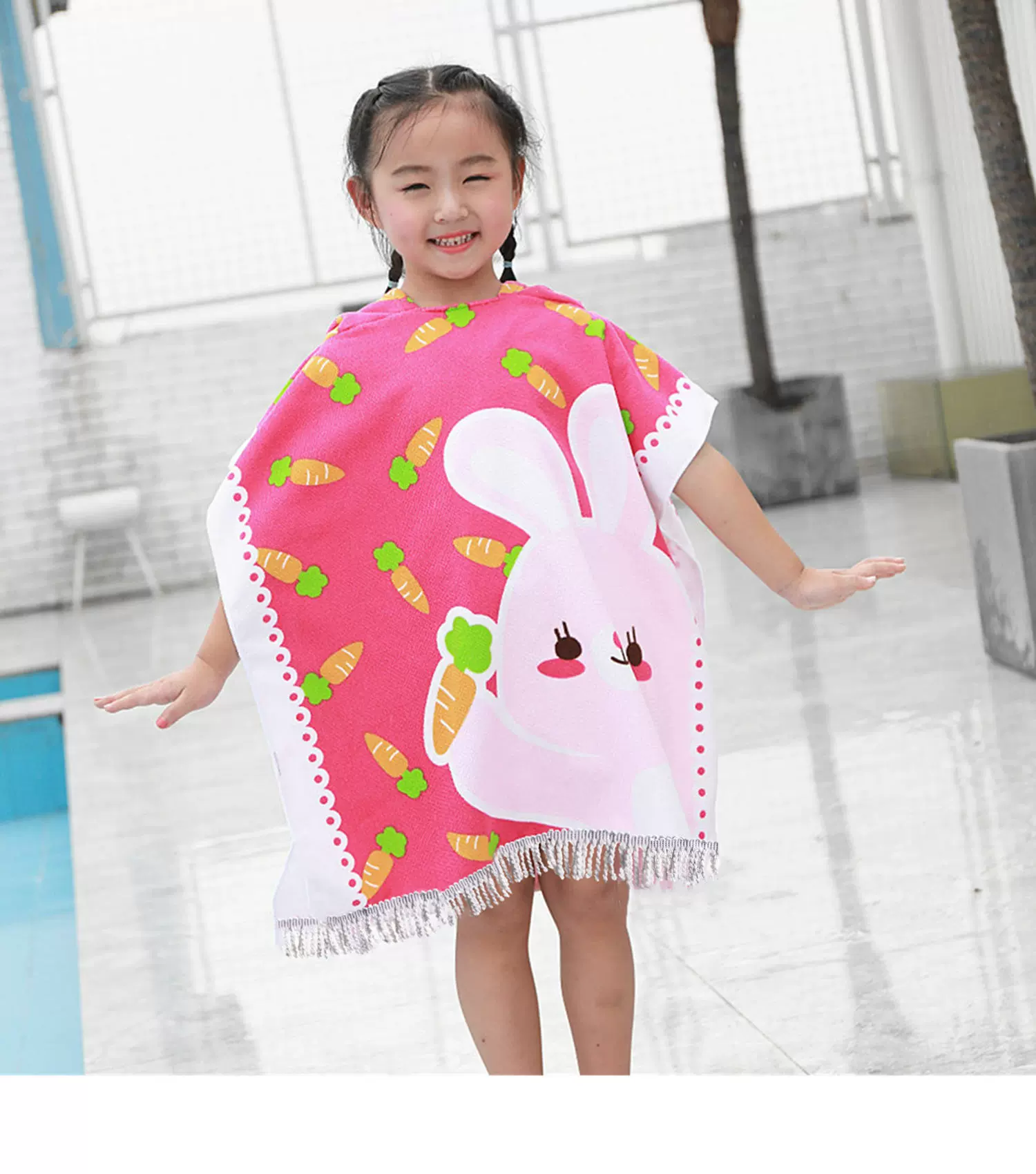 Новая детская одежда с кисточками, плащ, детский купальный костюм для младенцев, банное полотенце с капюшоном, банное платье, банное платье
