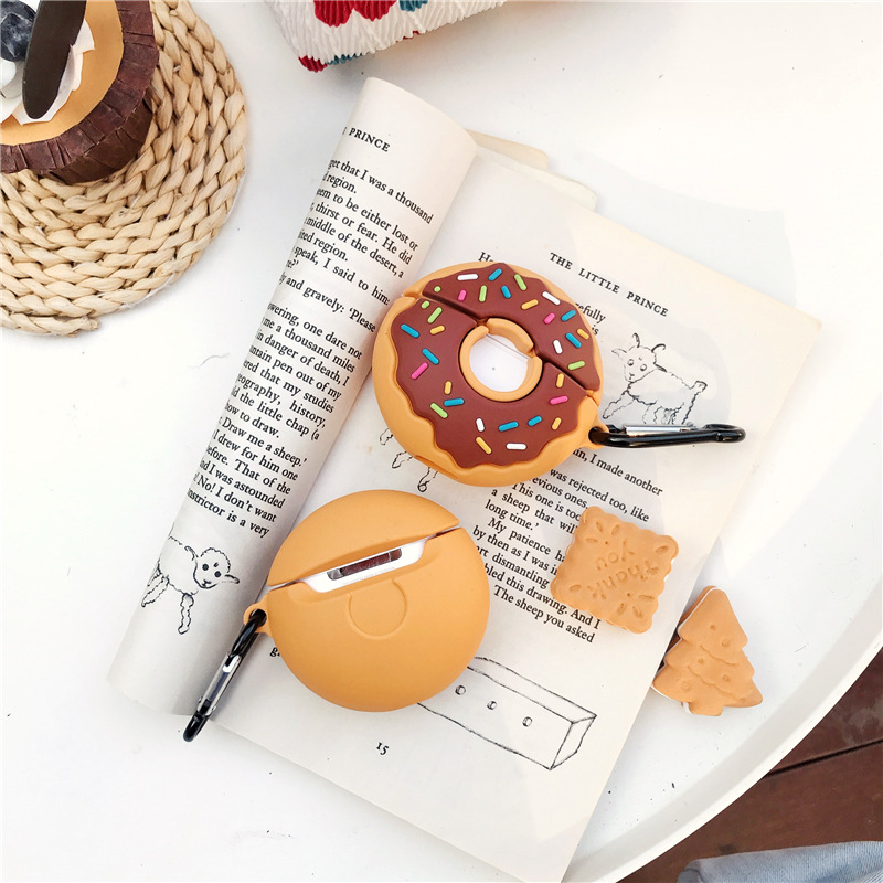 Cute, Fashion Style Silica Gel Donuts Cute Fashion Earphone Cases Phone Accessories