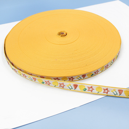 Wholesale 28-color handmade DIY ethnic embroidery jacquard ribbon fan edge ethnic lace accessories 