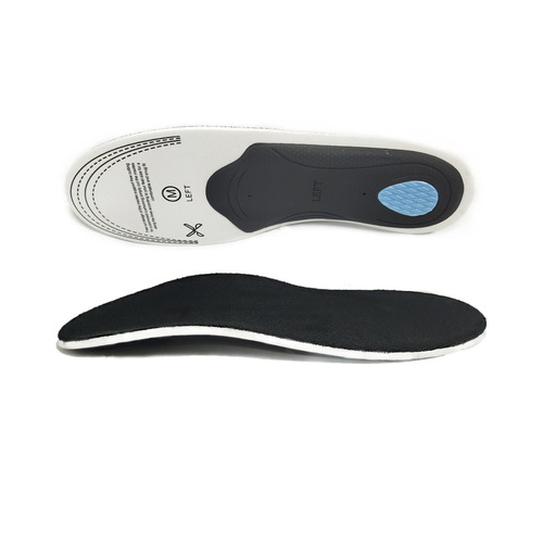 EVA flat foot orthopedic insoles for men and women arch support corrective insoles relieve pressure shock absorbing black insoles