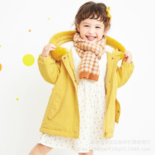 韩国童装外贸尾单 冬季外出服保暖羽绒服 女童洋气新款 反季清仓