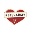 BTS Bulletproof Youth Group KPOP idol loves your own name badge bangtanboys Korean brooch