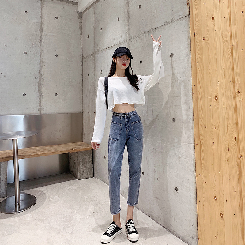 Pantalon léger femme en cow-boy - Ref 3429866 Image 5