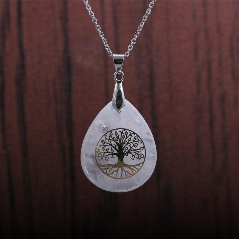 New Simple Tree Of Life Pendant Necklace display picture 3