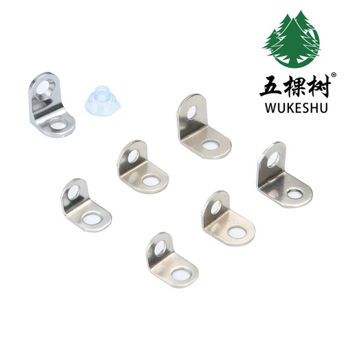 Stainless steel glass support with thickened and weighted zinc alloy plate L-shaped seven-character suction cup glass tray manufacturer wholesale