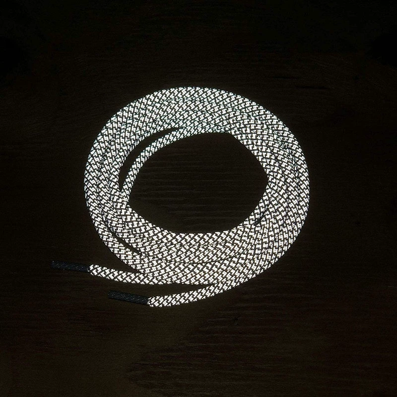 Кокосовая Гипсофила 350Aj1 Fit Светоотражающие шнурки Круглый ремень Non-Tube