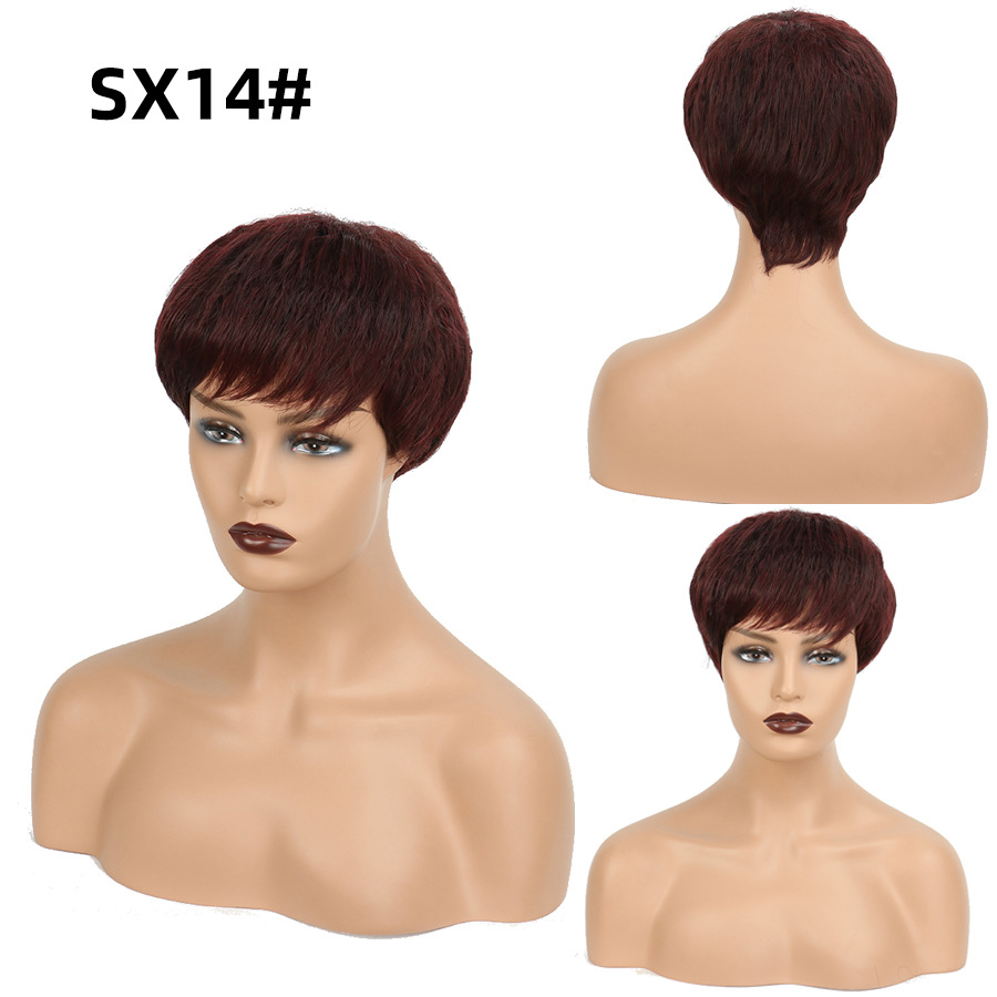 Factory direct selling wig female short...