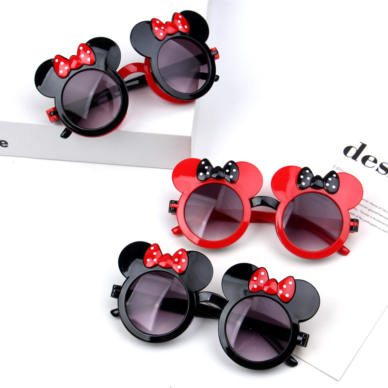 Children's Bowknot Flip Sunglasses Girl...