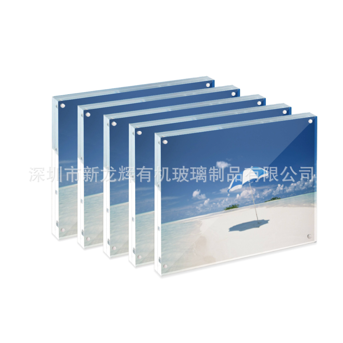 厂家定制磁吸a4亚克力相框透明有机玻璃相框摆台亚克力授权牌定做