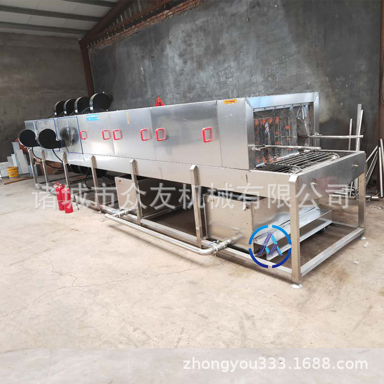 现货销售物流中转箱高压喷淋清洗设备 多面喷淋洗筐机1