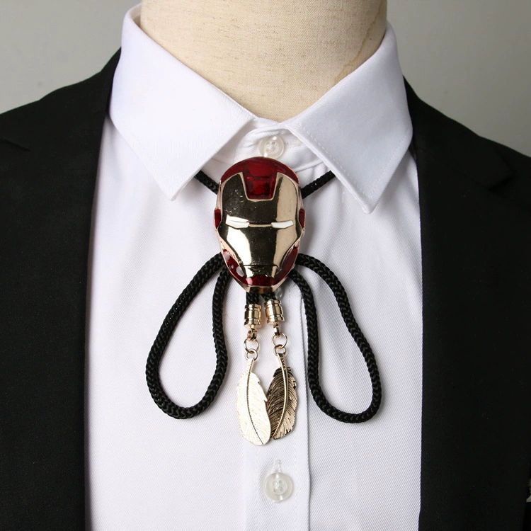 Корейская версия галстука-bolo ZQY Explosion Popular U.S. Captain Iron Man Steel Show Space Ship Bolo Bands длинная верёвка