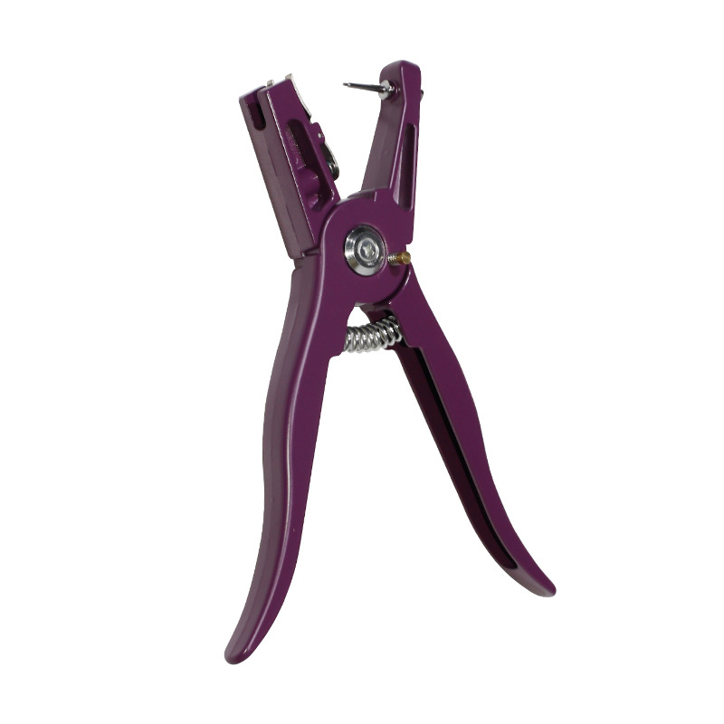 Alicates de etiqueta de oreja de aleación de aluminio veterinaria alicates de etiqueta de oreja de cerdo, ganado vacuno y ovejas alicates de etiqueta de oreja equipo de cría de animales