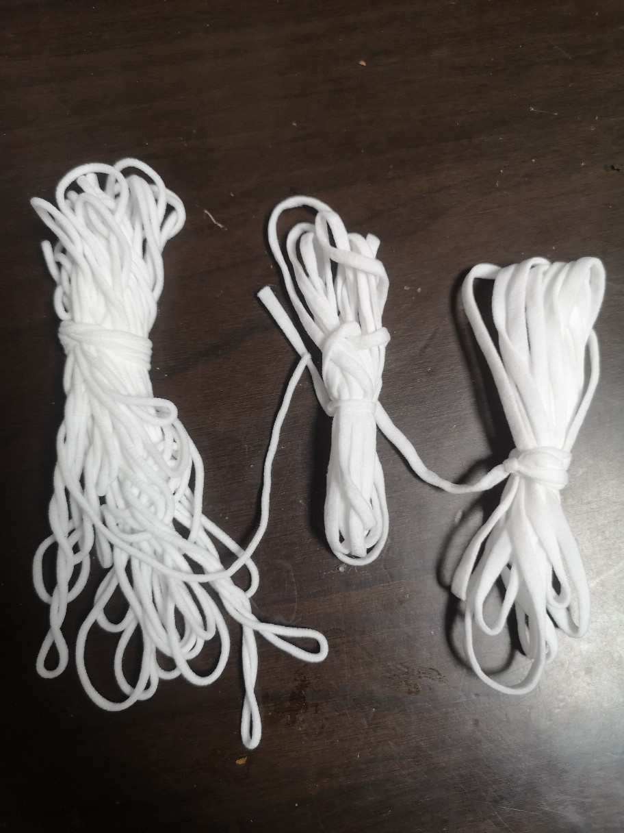 工厂直销 2.5-3mm口罩绳锦纶氨纶3.5-4mm口罩耳带5mm口罩带kn95