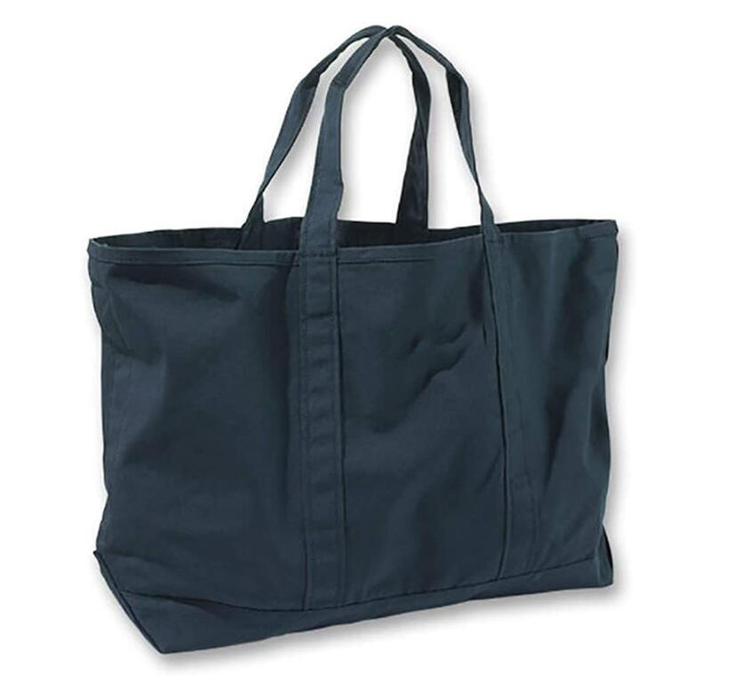 日本跨境电商新款帆布购物袋 耐磨时尚超市便携手提购物包