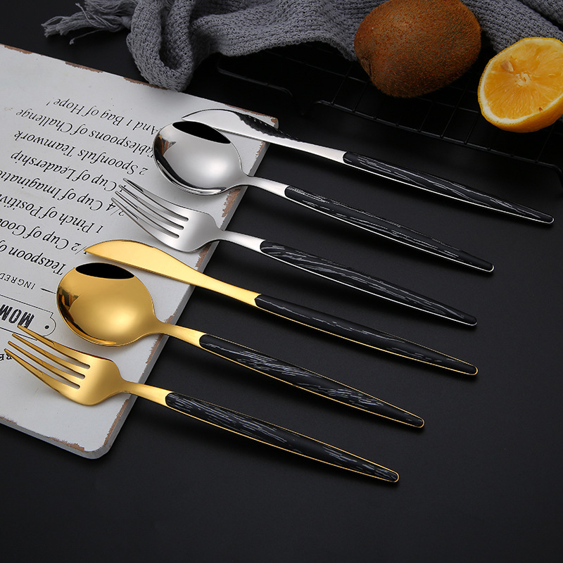 304不锈钢葡萄牙西餐餐具 便捷餐具刀叉勺三件套礼品定制