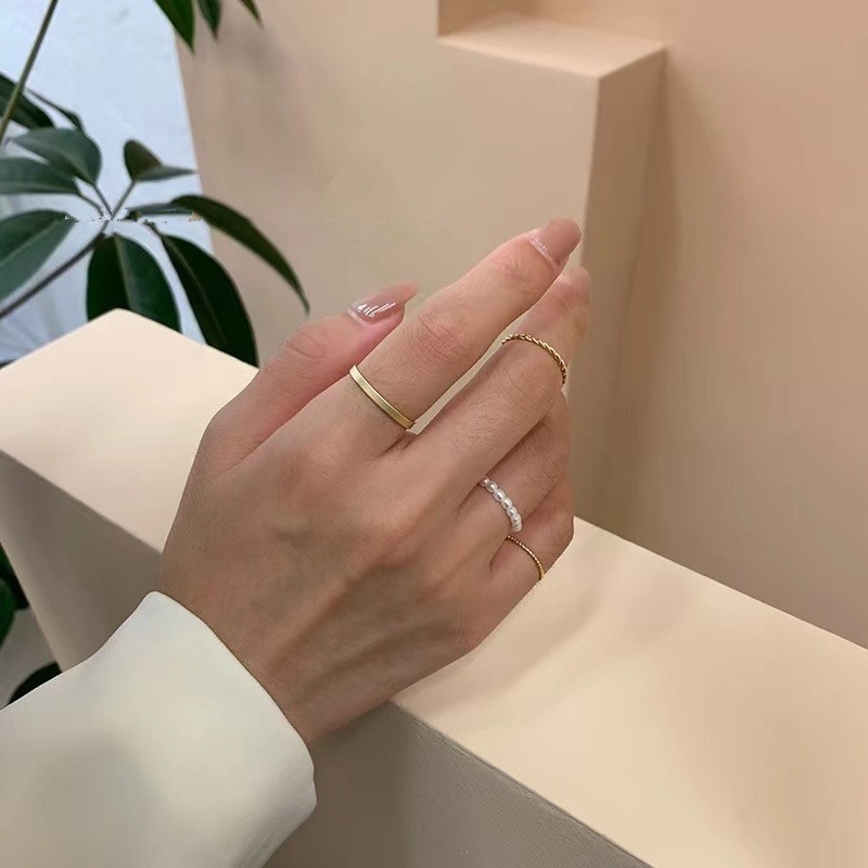 Einfache Wilde Zeigefinger Ring Der Koreanischen Mode display picture 2