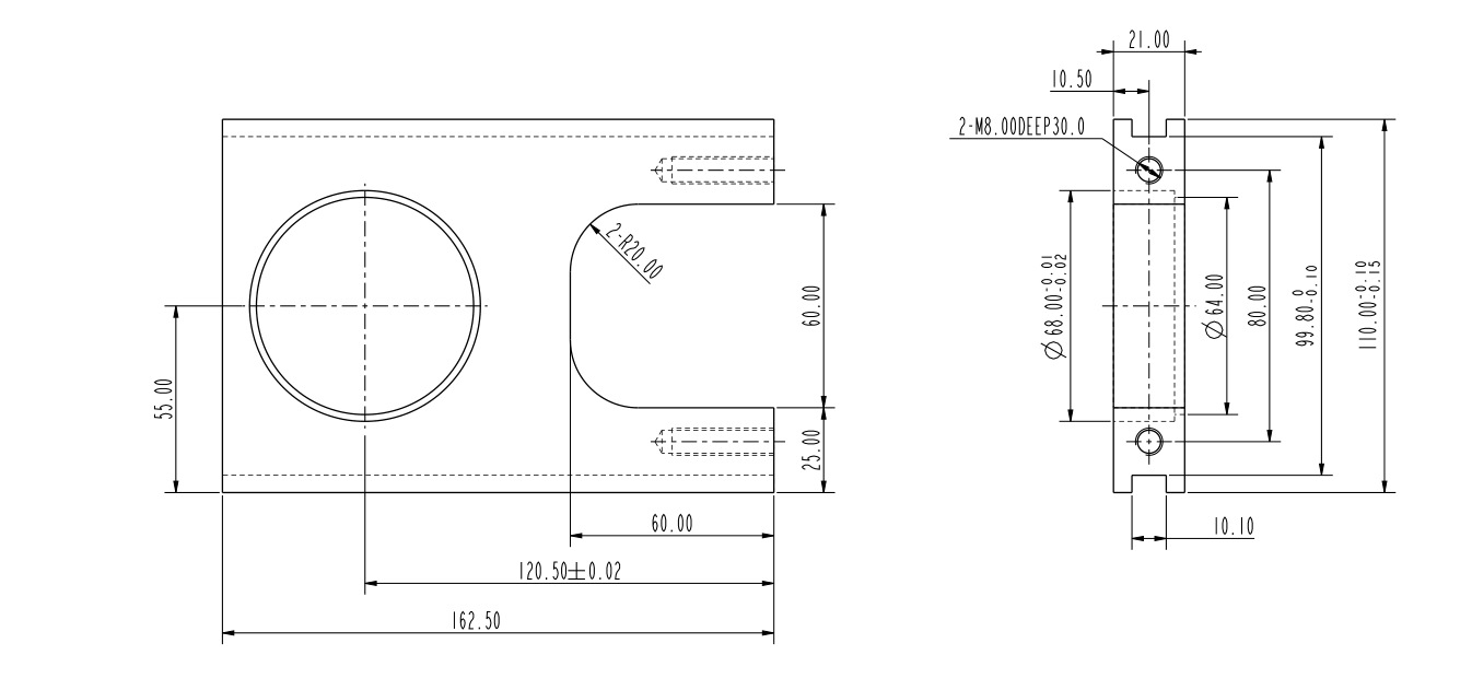 N95口罩机配件KN95口罩机配件切刀座LJ-LT40-61001
