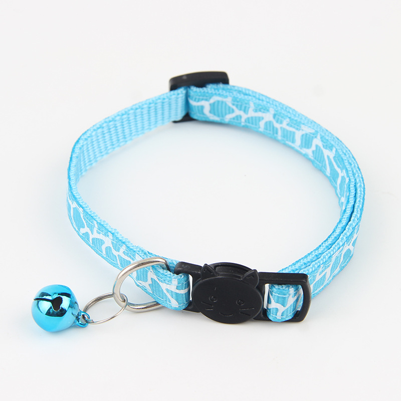 Nuevo collar de campana de mascota hebilla 1.0 collar de pegado mascota perro gato gran cantidad de stock gato