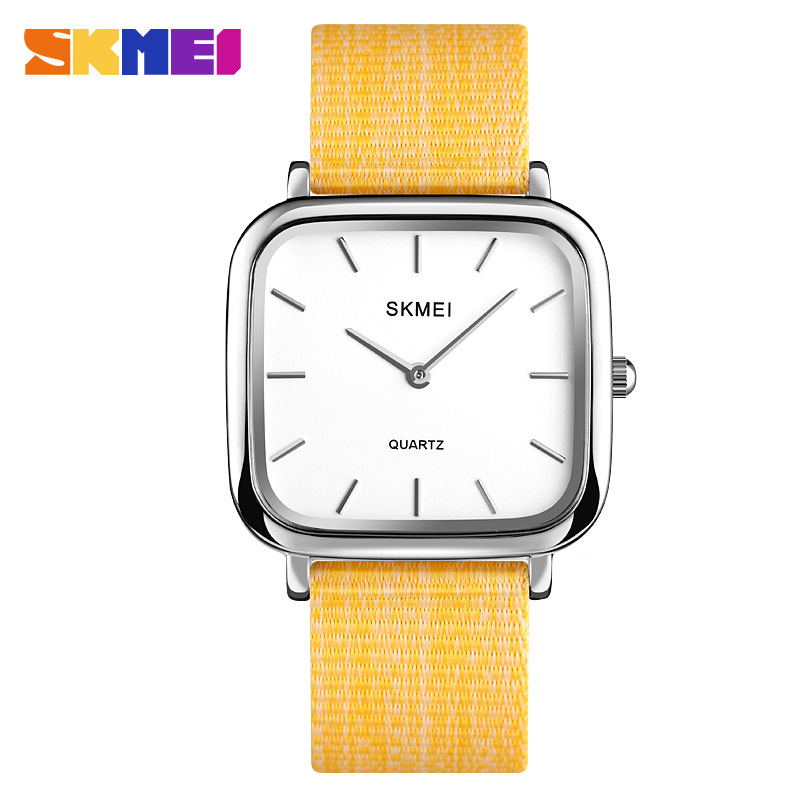 Skmei skmei mujer estudiante estilo coreano simple moda popular reloj mujer color tejido reloj de cuarzo 1555