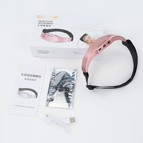 Electric head sleep device Acupuncture wireless charging sleep device head massager manufacturer