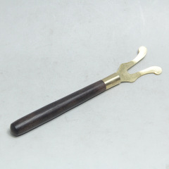 茶壺防燙防滑專用黑檀壺叉 鐵壺叉茶道配件壺夾 精品功夫茶具批發