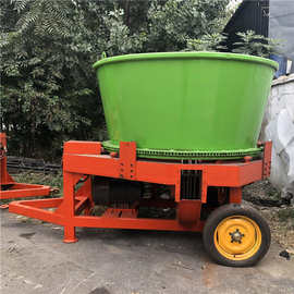 60型圆盘粉碎机价格 下出料秸秆铡草机 四轮带动粉碎机图片