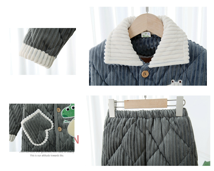 儿童法兰绒家居服