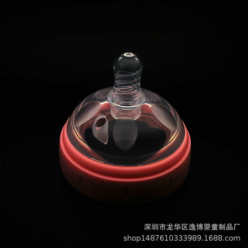 广口磨砂奶嘴 婴儿超宽口护唇奶嘴套装 通配70CM口径奶瓶厂家直销|ms