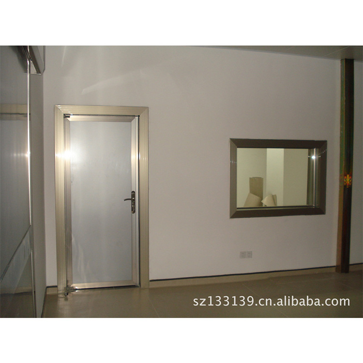 供应铅玻璃防护窗  铝型材制作按需求供应