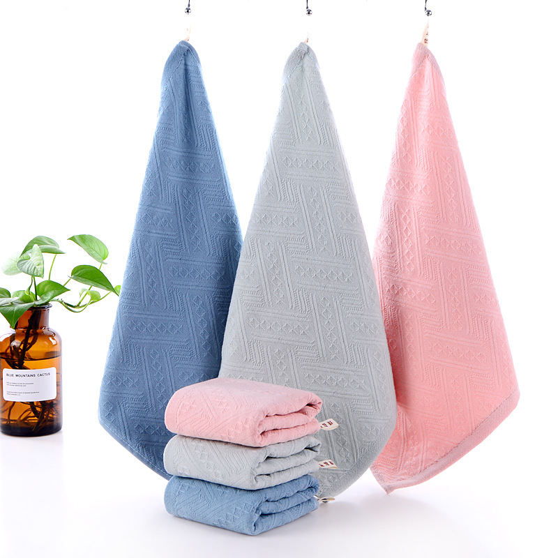 [Amoy sources]new pattern Plain Jane Meteor Kerchief cotton material household Kerchief soft Absorbent Wash one's face towel