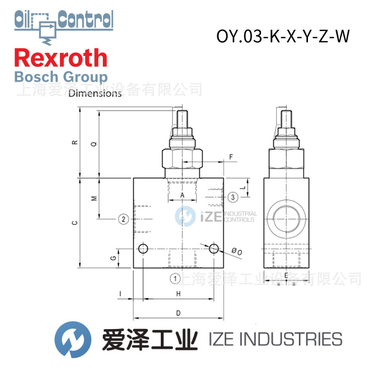OIL CONTROL阀OY0309030335S0 R934001367力士乐