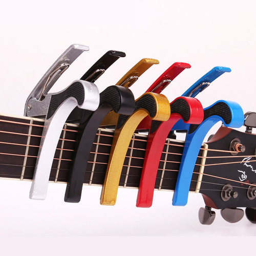 Factory direct sales folk guitar capo, electric acoustic guitar capo, classical ukulele metal clip