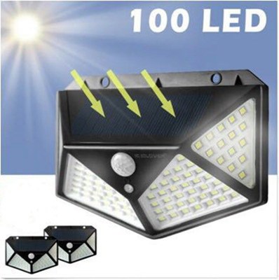 Factory Outlet goods in stock 100LED Solar Lights Garden Lights human body Induction lamp Courtyard waterproof Wall lamp Explosive money