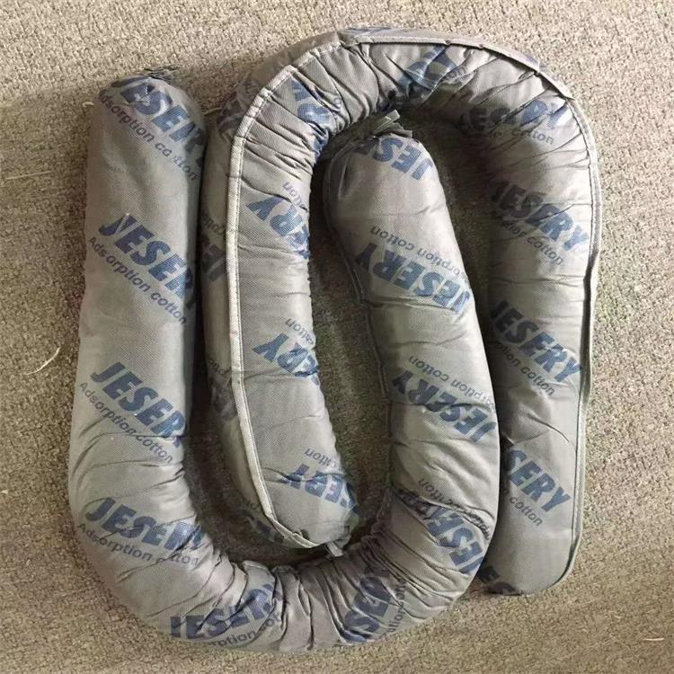 化学品泄露吸油棉条 海面是有泄露用拦油绳  化学品围栏吸油索